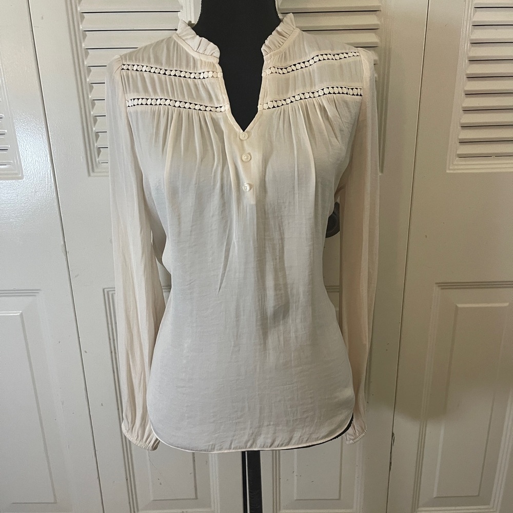 Rachel Zoe Cream Blouse